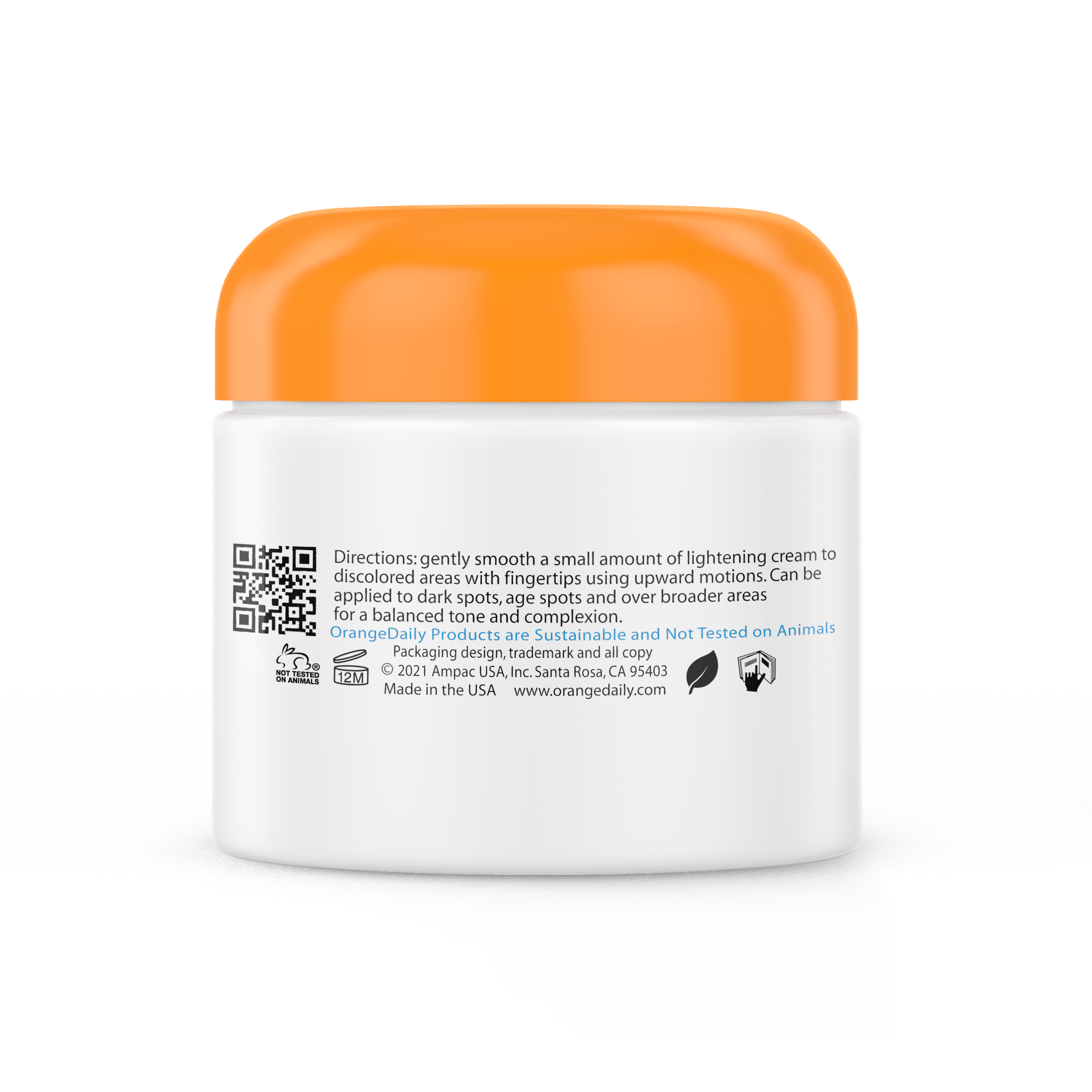 dual action lightening cream - back